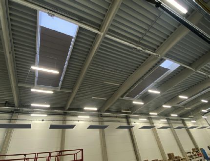 Stínění světlíků Baldachýn