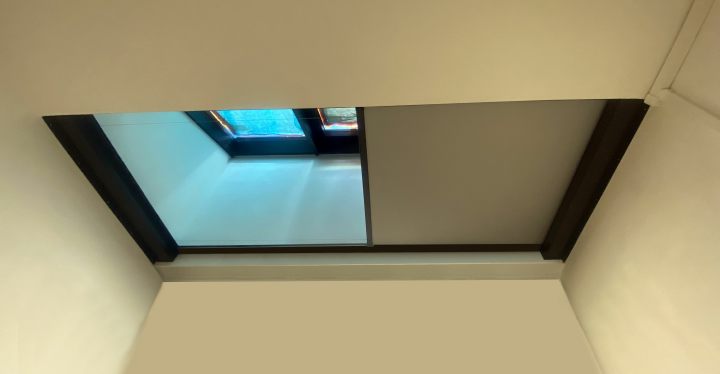 Horizontální rolety pro stínění světlíků